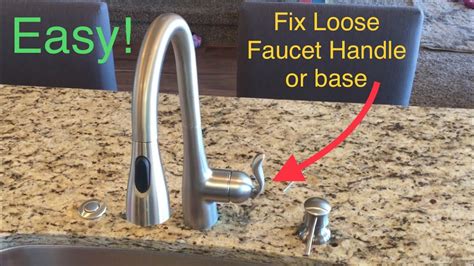 tightening moen faucet handle|DIY: Tightening a loose Moen kitchen faucet handle